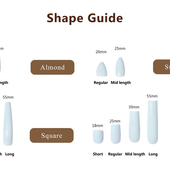 Long Square Pink Handmade Press On Nails - Picture 7 of 10